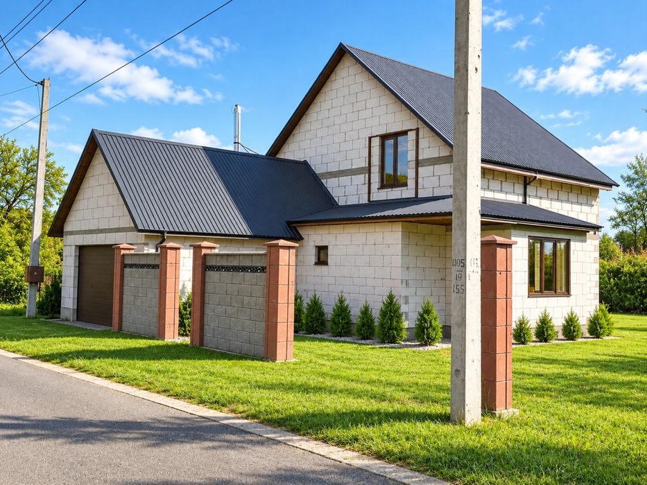 Новий та готовий для продивання будинок 125м.кв у Макарові, вул. Подружжя Черешньових 5