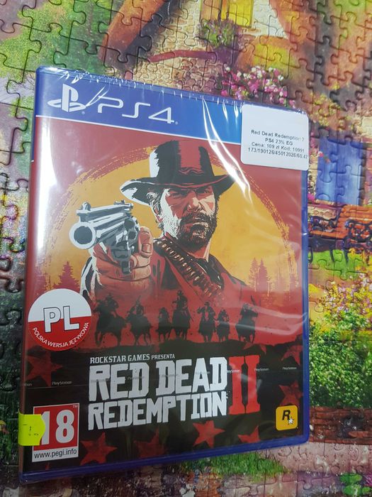 Red Dead Redemption II PS4 (Nowa) Sklep Iława