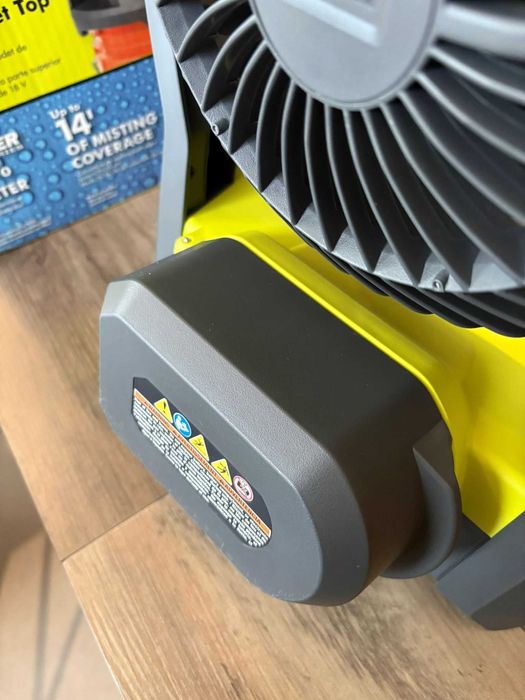 Wentylator akumulatorowy z funkcją MGIEŁKI RYOBI 18V PCL851B