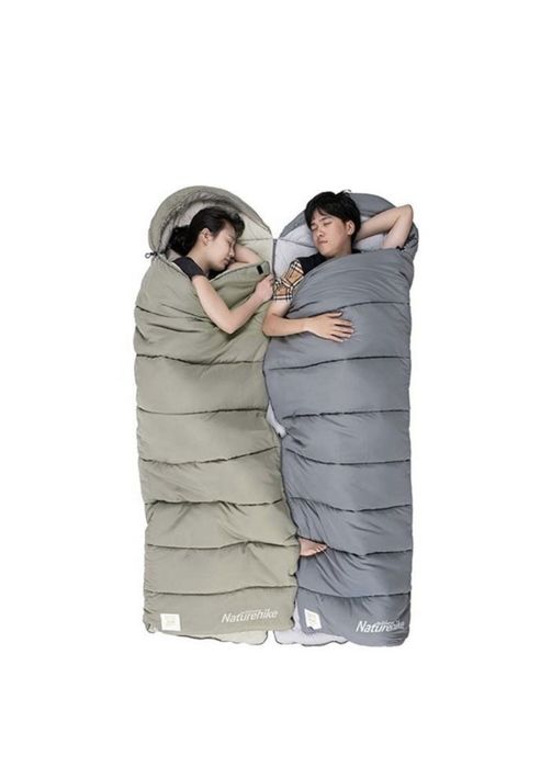 Спальний мішок Naturhike M400 комфорт -1 Cірий | Cвітло-зелений