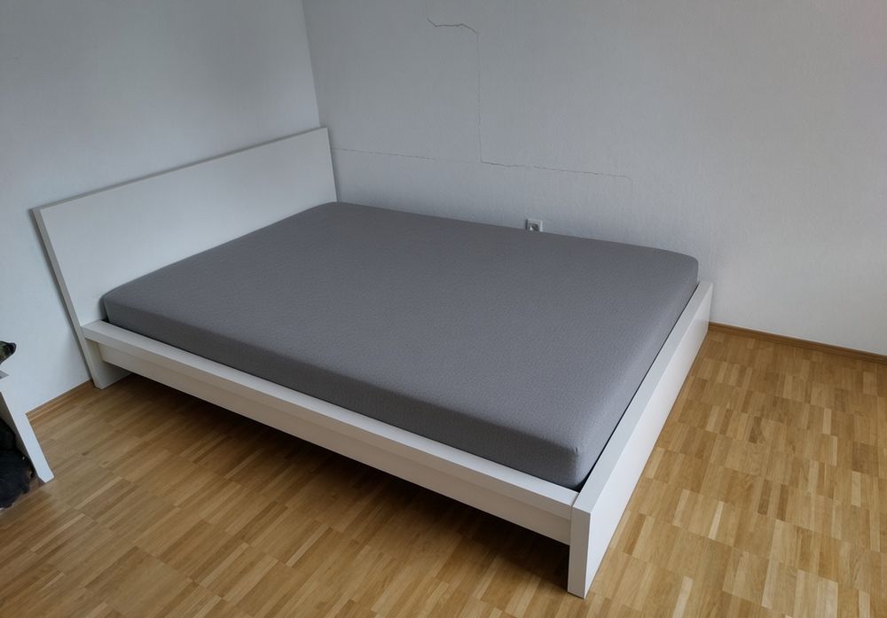 Łóżko Ikea Malm 160x200, stelaż, materac GRATIS. Dostawa
