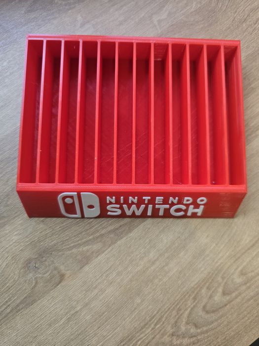 Organizador para 12 Jogos Nintendo Switch impressão 3D