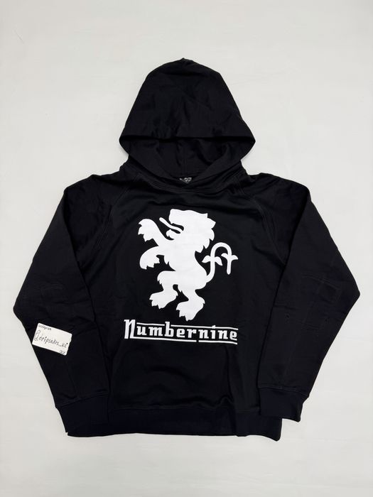 Худи Number Nine lion hoodie black M L vetements rick owens худі