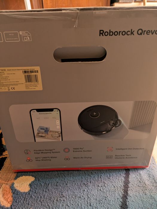 Aspirador Roborock Qrevo Pro • Novo e selado