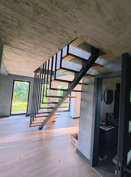 Schody loft konstrukcja stalowa