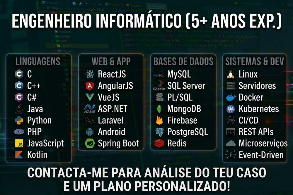 Engenheiro Informático | Explicações de Python, Java, C/C++, Web e Bases de Dados
