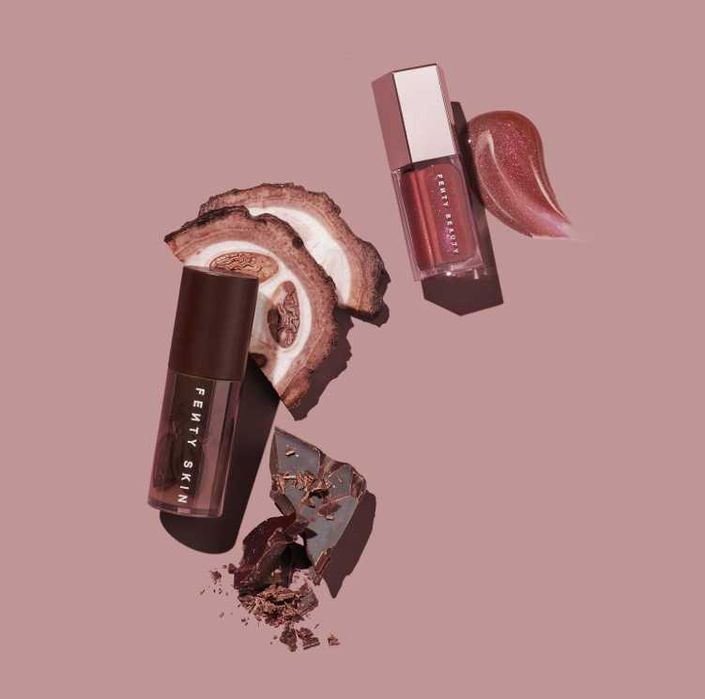 FENTY SKIN \ FENTY BEAUTY Chocolit Treatz Lip Luminizer + Lip Oil Duo