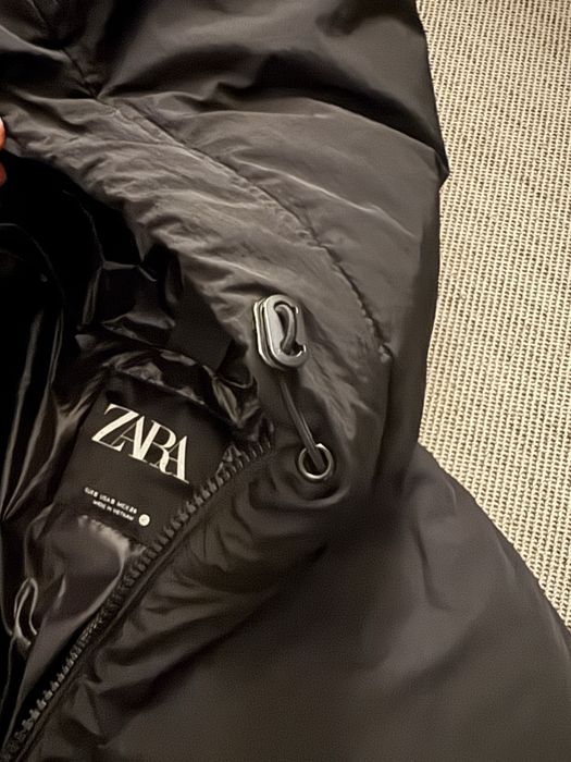 Тепла куртка пуховик оверсайз zara