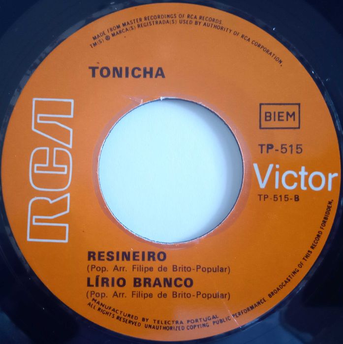 Tonicha	- - - - -	Folclore de Portugal	- - - - -	EP