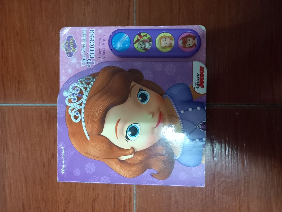 Livro Disney Junior "Princesa Sofia" – Com Abas e Sons (Interativo)
