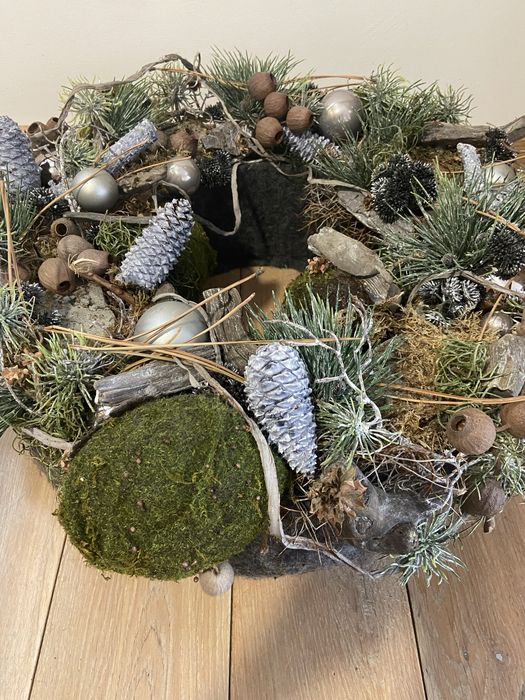 Przepiekny wieniec adwentowy XXL