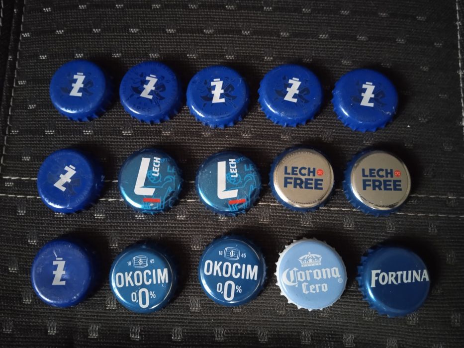 Kapselki 15 Kapselków Żywiec Okocim Lech Free Corona Fortuna