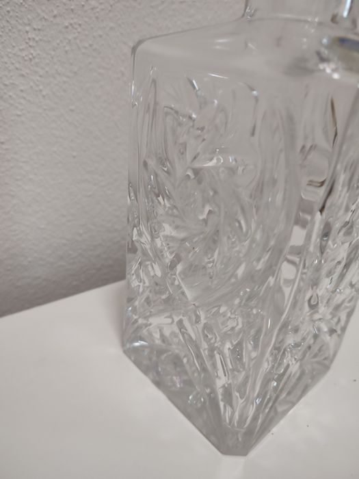 Garrafa de Whisky em cristal da Bohemia