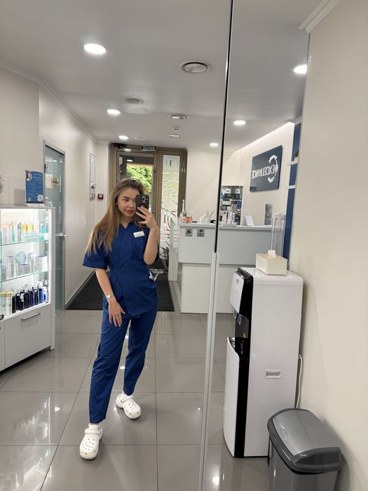 Медичний костюм і флісова тепла кофта