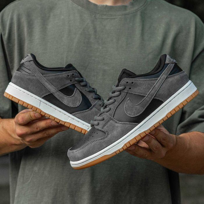 Кожаные кроссовки Nike SB Dunk Low Pro Gum кросівки найк сб данк 36-45