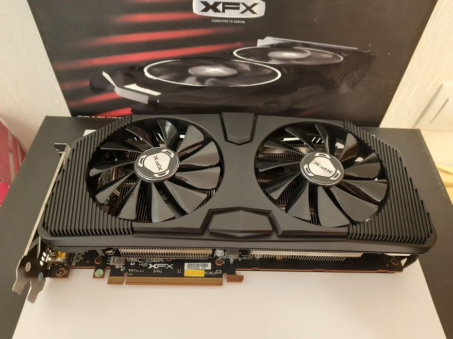 как НОВАЯ Видеокарта XFX RX 5700 XT  8GB MSI MECH OC. и ОБМЕН