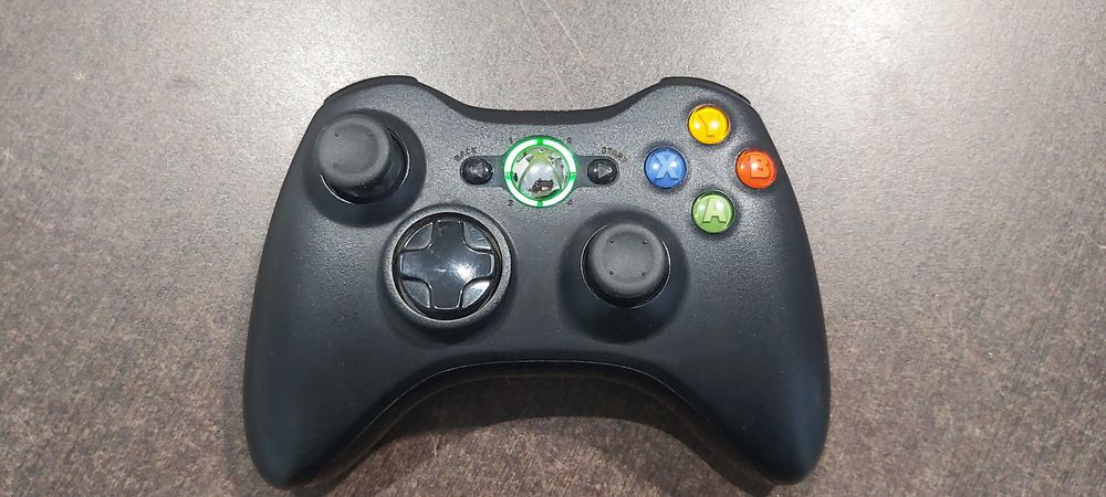 Comando Microsoft Xbox 360 Preto Wireless Sem Fios