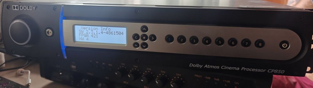 Професійний аудіопроцесор Dolby Atmos Cinema Processor CP850.