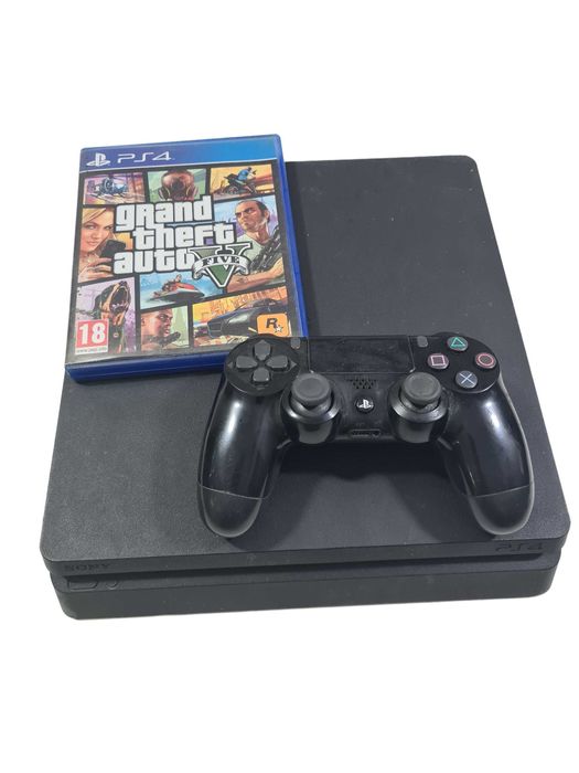 Konsola PlayStation PS4 Slim + pad + 2 gry