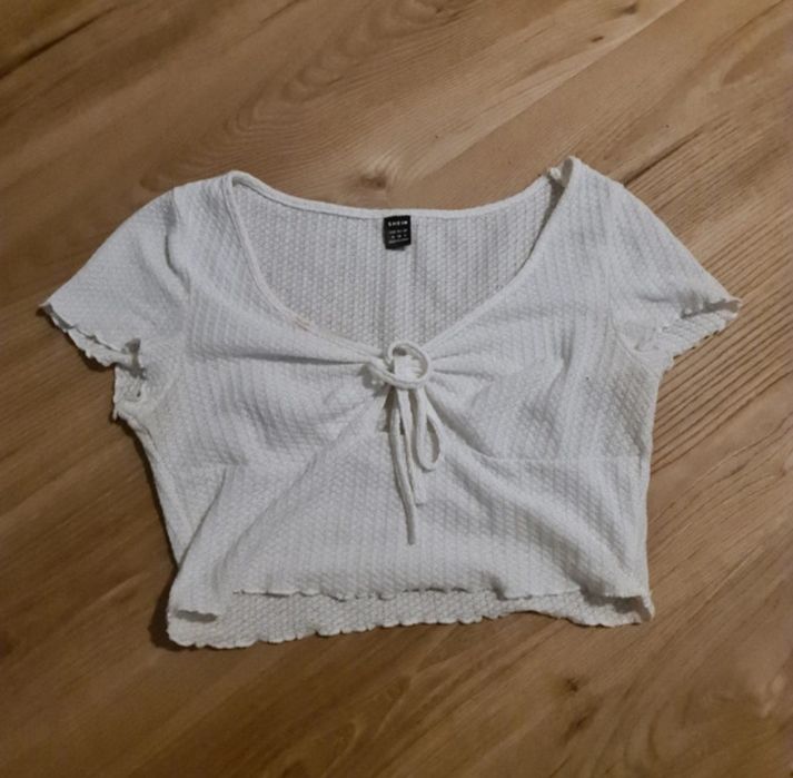 Top branco shein (M)