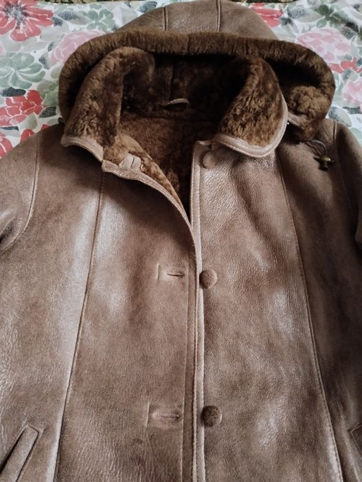 Натуральна якісна жіноча шкіряна дублянка GARBARNIA XXL 52-54 розмір