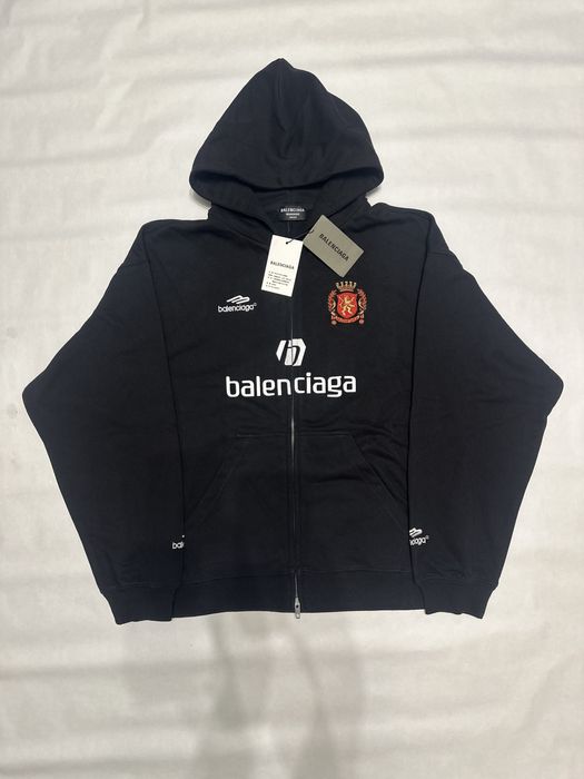 Balenciaga Soccer Zip Hoodie баленсиага зипка худи баленси balenci