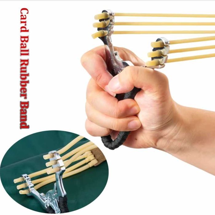 Потужна Рогатка "Буйвол" + зміцнена гумка + 20шт кульок