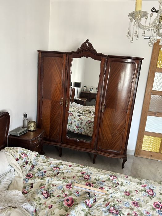 Mobília de quarto casal Queen Anne