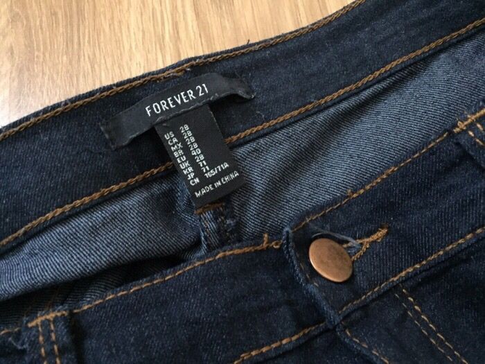 Spodnie jeans Forever 21 rozm. XS/S slim fit