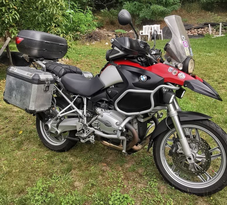 BMW 1200 GS. Kufry