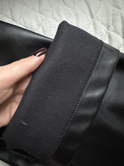 Брюки з еко шкіри