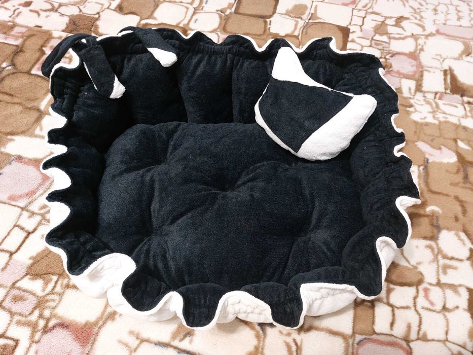 Лежанка для кота двостороння