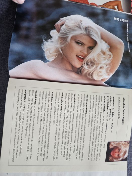 Playboy  Niemiecki z ANNA Nicole Smith  z 1993r !!!