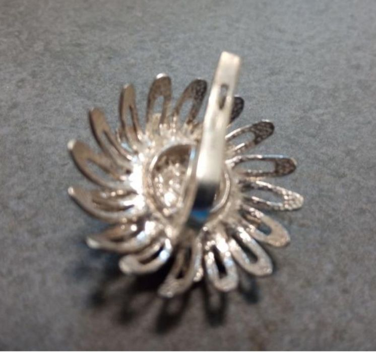 23гр набір Кульбаба каблучка 17.5 (17.0), сережки срібний