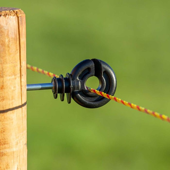 Izolator okrągły do plecionek i drutu BASIC, opakowanie 50 szt, Kerbl