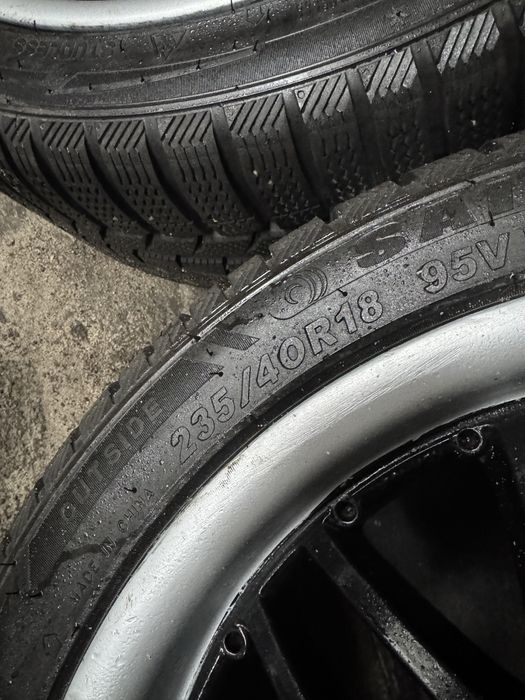 Felgi 5x112 z rantem R18 Mercedes Audi VW Skoda