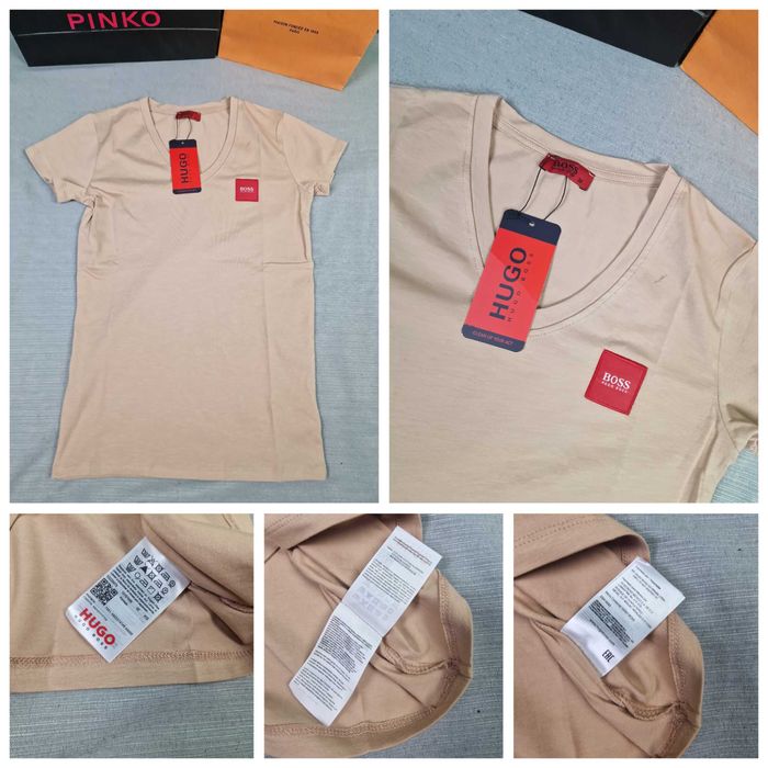 koszulka damska tshirt boss hugo miu miu burberry premium