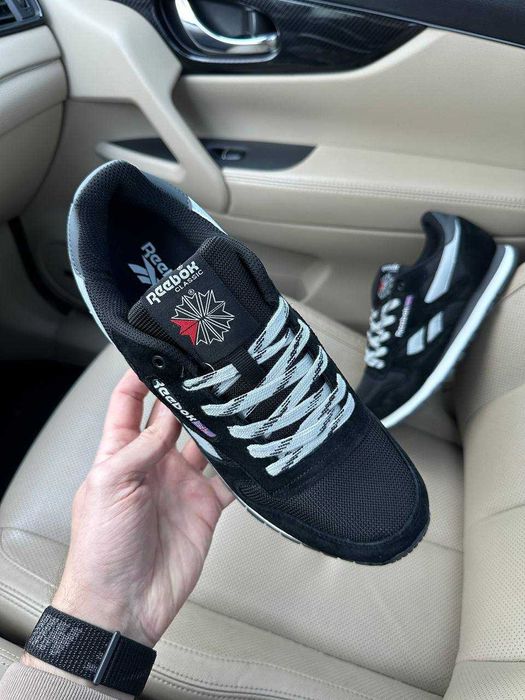 Кросівки Reebok Classic Black/White  premium