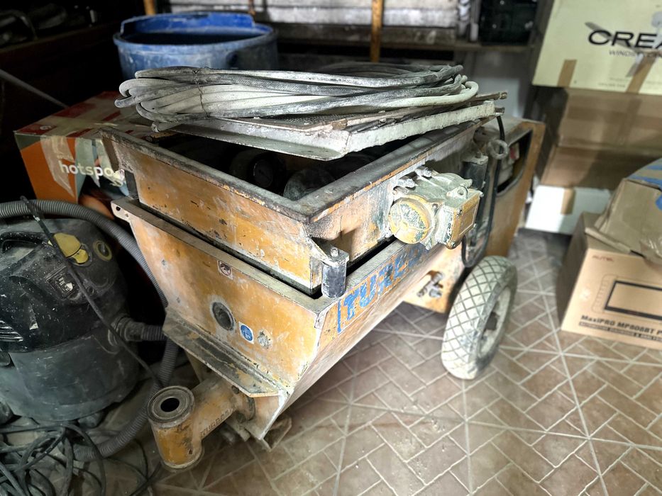 Máquina reboco tradicional