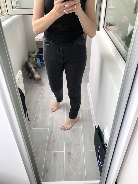 Штани екошкіра колір капучино р.М