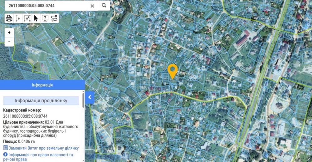 Комерційна земля 80сот під ЖК/ котедж.центральна частина Яремче