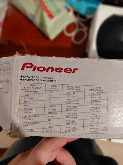 2 Kits de Colunas com Tweets para portas dianteiras  e tabliê