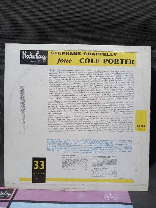 Stephane Grappelly joue Cole Porter, płyta winylowa