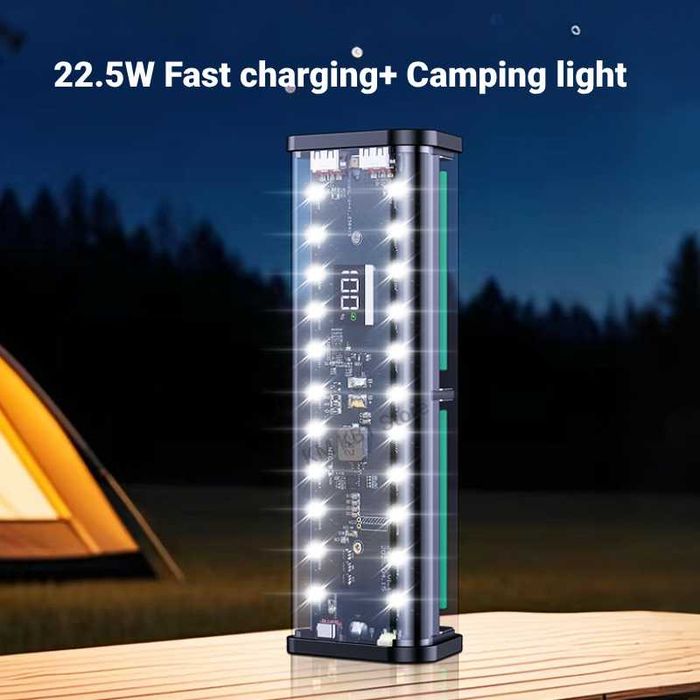 Повербанки с фонариком 11000 - 42000 мАч на 22W и 45W powerbank