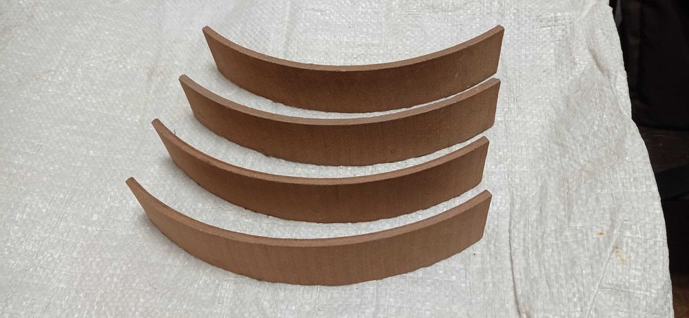 Комплект задних тормозных накладок ВАЗ 2108-21015.