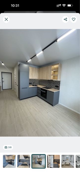 Простора квартира 41 м² на комфортному 3 поверсі ЖК Мира