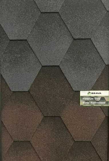 Битумная черепица BRAVA Sota. Є - відновлення