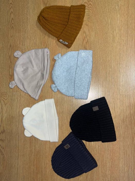 Шапочки від народження до 2 років next,zara,,little angel