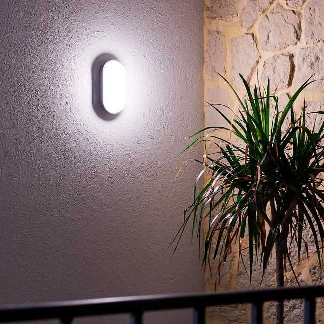 Plafon zewnętrzny Ezy IP65 1620 lm LED czarny