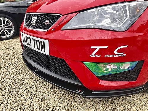 LIP SPOILER PALA ABA Lâmina FRENTE SEAT IBIZA 6F 6J KJ CUPRA R FR NOVO